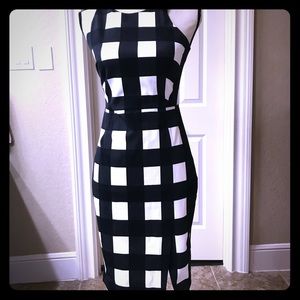 Gorgeous Midi Checkered Dress
